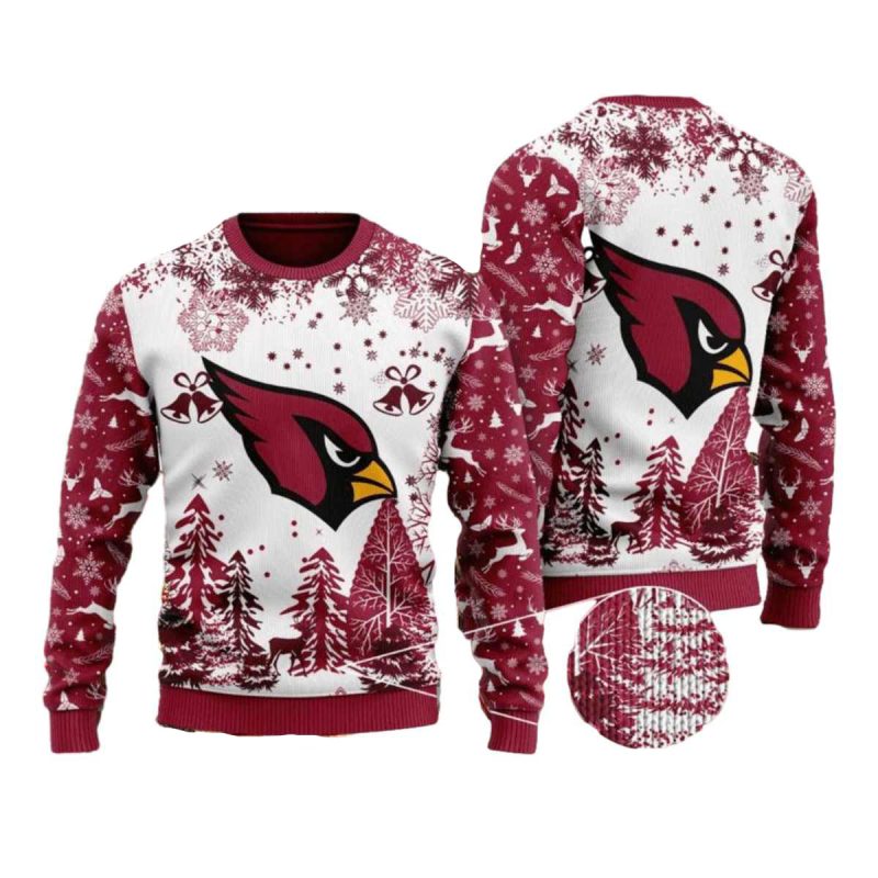 Arizona Cardinals Winter Cheer Ugly Christmas Sweater 1