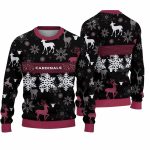 Arizona Cardinals Winter Reindeer Ugly Sweater