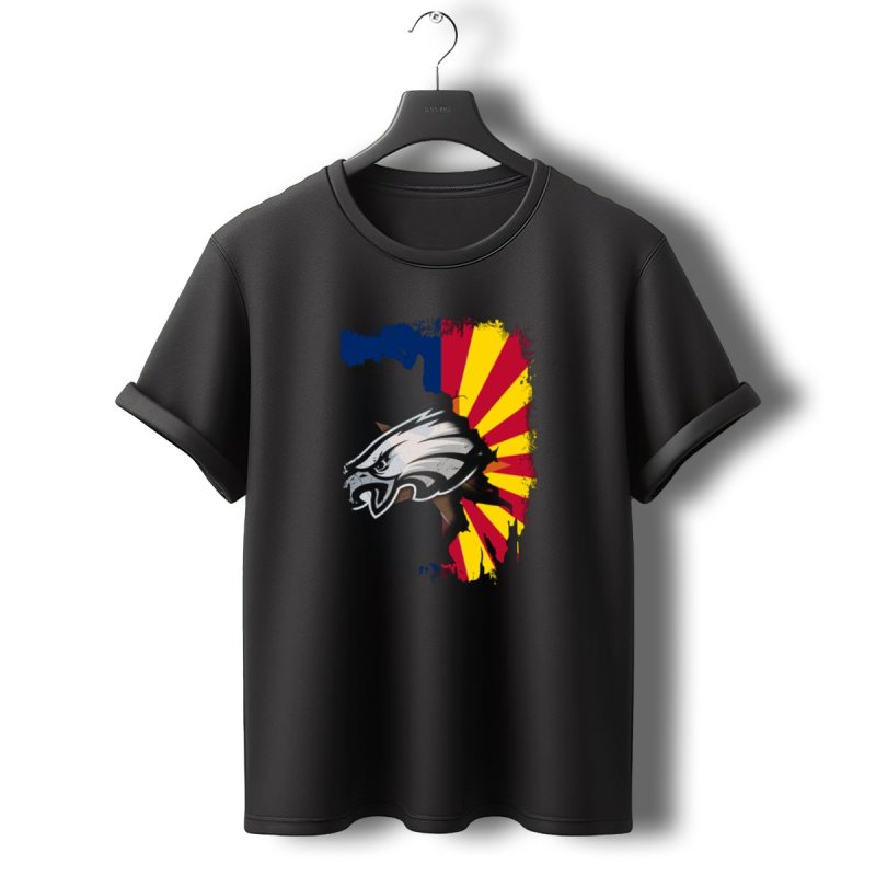 Arizona Eagles Unity Flag Emblem T Shirt T Shirt 0 1