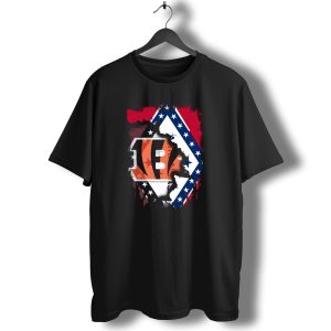 Arkansas Flag Merged With Cincinnati Bengals T-Shirt