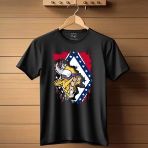 Arkansas Pride With Vikings Warrior And Flag T Shirt