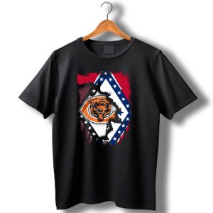 Arkansas State Pride With Chicago Bears Logo Integration T Shirt