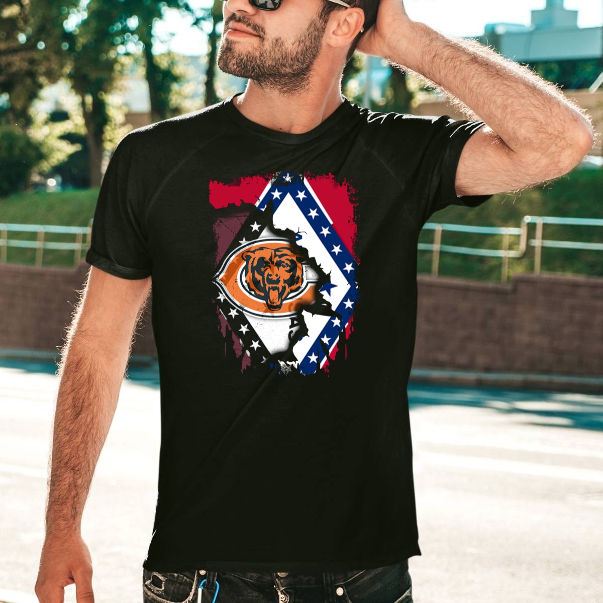 Arkansas-State-Pride-With-Chicago-Bears-Logo-Integration-T-Shirt-1_t-shirt-4_5