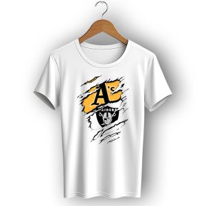 As Raiders Ripped Crossover Sports T-Shirt