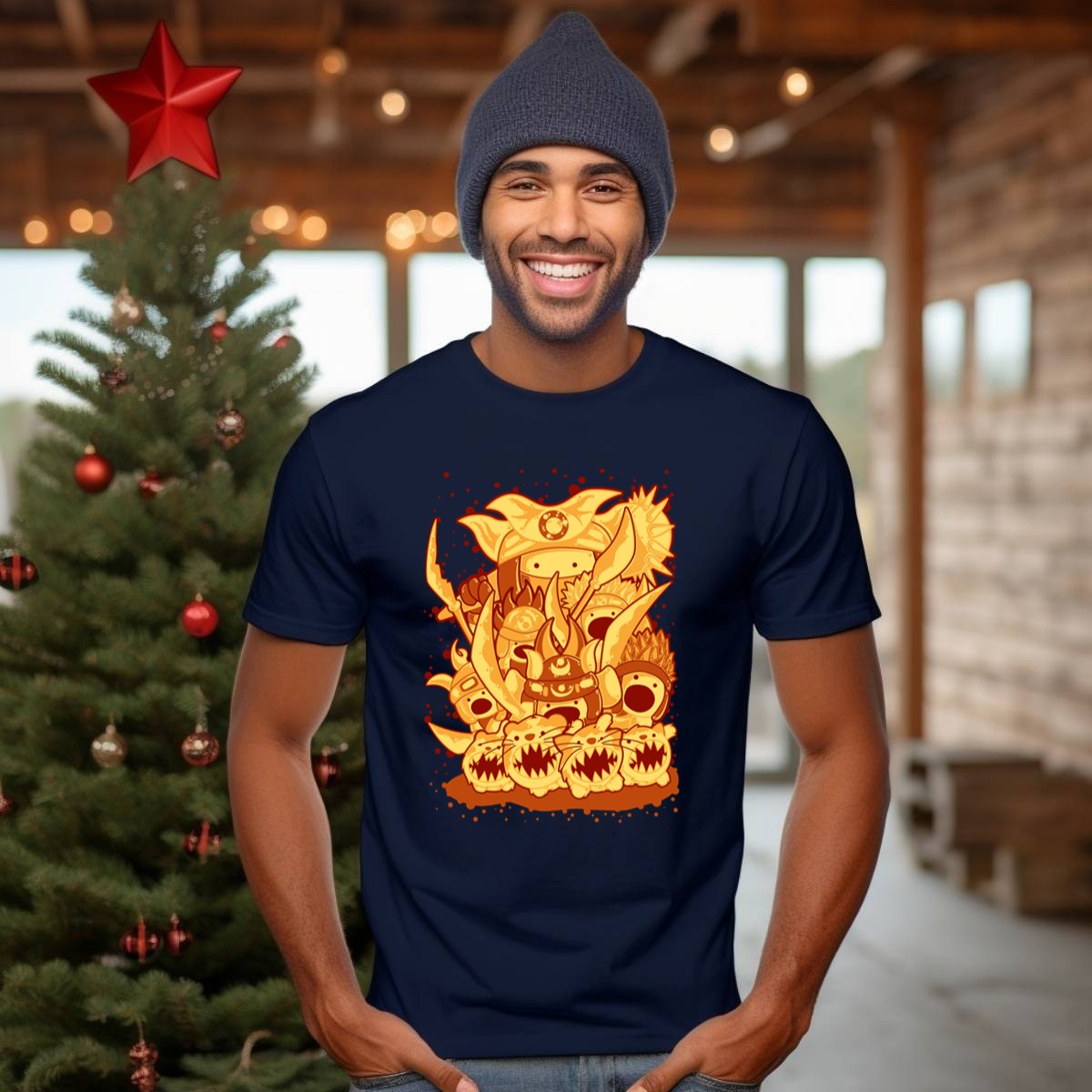 Attack-Of-The-Killer-Vikings-And-Monsters-T-Shirt-1_t-shirt-3_4