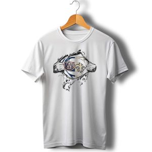 Auburn Tigers New Orleans Saints Superhero Fusion T Shirt