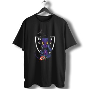 Avatar Raiders Football Team Logo Cute Alien Character T-Shirt