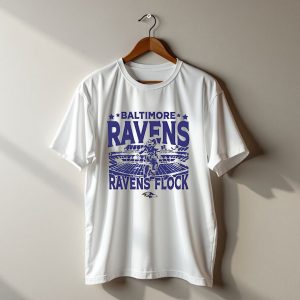 BALTIMORE RAVENS RAVENS FLOCK STADIUM FOOTBALL PLAYER T-Shirt