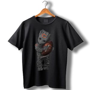 Baby Groot Chicago Bears Football T-Shirt