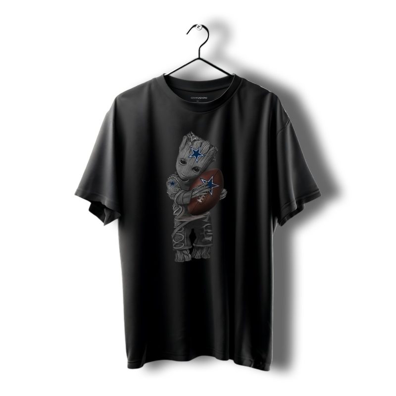 Baby Groot Dallas Cowboys Football Shirt T Shirt 1