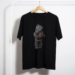 Baby Groot New England Patriots Football T-Shirt