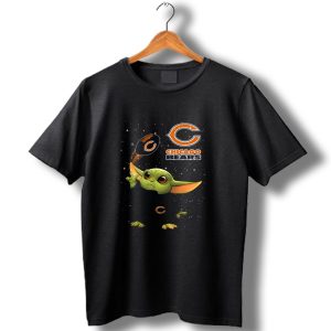 Baby Yoda Chicago Bears Football Force Magic T Shirt