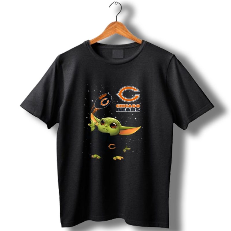 Baby Yoda Chicago Bears Football Force Magic T Shirt 1 T Shirt 1