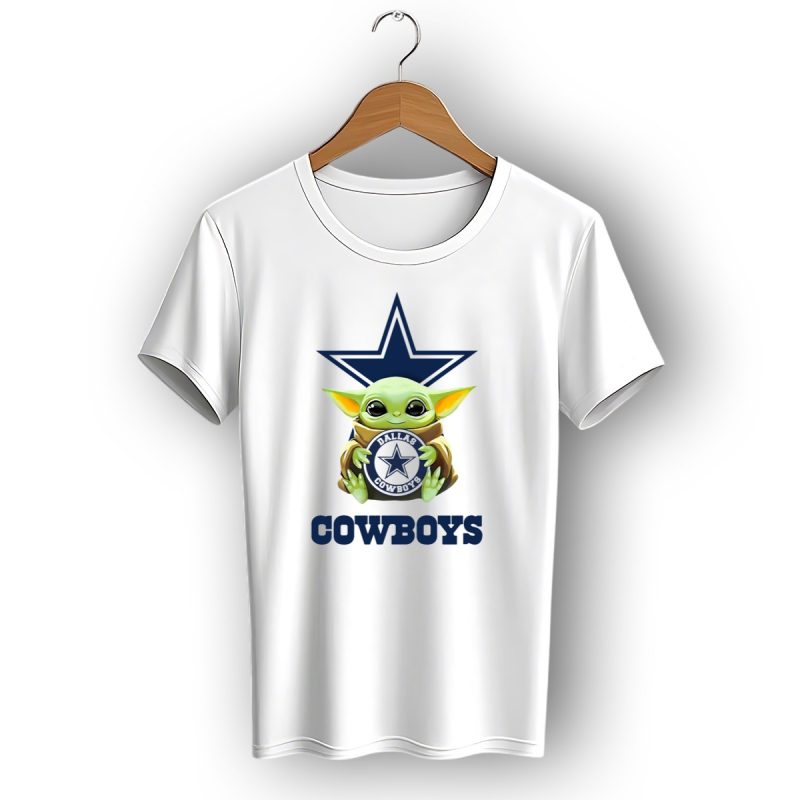 Baby Yoda Dallas Cowboys Hug Cuteness Star Wars Fan Favorite T Shirt 1 T Shirt 1