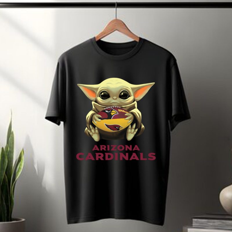 Baby Yoda Hug Arizona Cardinals T Shirt T Shirt 1