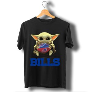 Baby Yoda Hug Buffalo Bills T Shirt