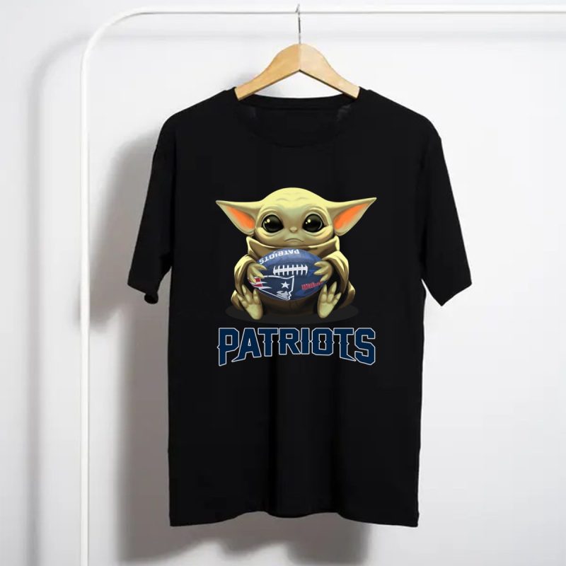 Baby Yoda Hug New England Patriots Shirt T Shirt 1