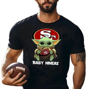 Baby Yoda Hug San Francisco 49ers Football shirt