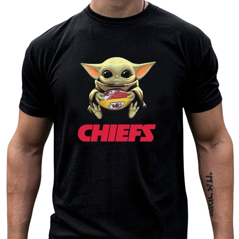 Baby Yoda Kansas City Chiefs Football T Shirt T Shirt 1 1