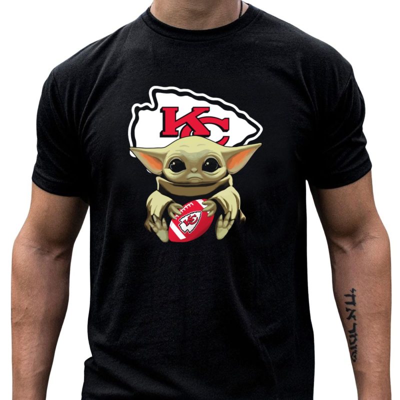 Baby Yoda Kc Chiefs Football Fan T Shirt T Shirt 1 1