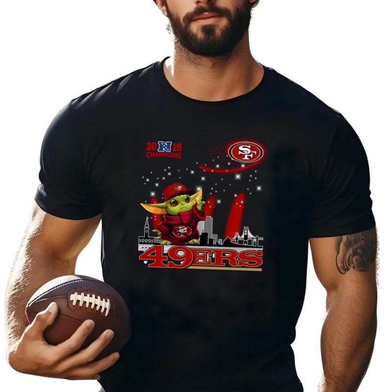 Baby Yoda San Francisco 49Ers City Nfc Champions 2019 2020 Shirt T Shirt 1 1