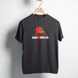 Baker Mayfield I Woke Up Feeling Dan6erous Cleveland Browns Football Helmet T-Shirt