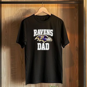 Baltimore Ravens Dad Fathers Day Gift T-Shirt