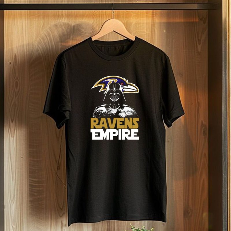 Baltimore Ravens Empire Darth Vader Crossover T Shirt 1 T Shirt 1