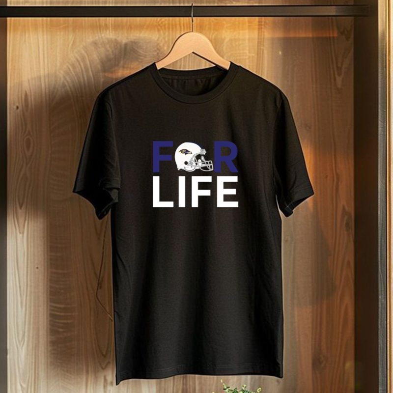 Baltimore Ravens Helmet For Life Fans T Shirt 1 T Shirt 1