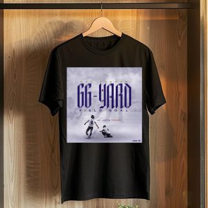 Baltimore Ravens Justin Tucker 66 Yard Justin Tucker T-Shirt