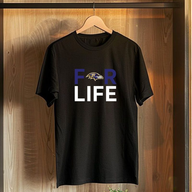Baltimore Ravens Logo For Life T Shirt 1 T Shirt 1