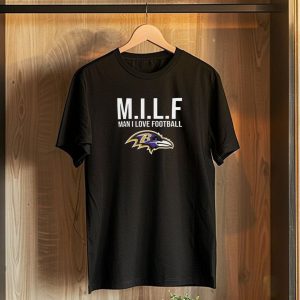 Baltimore Ravens M.I.L.F Man I Love Football Ravens T-Shirt