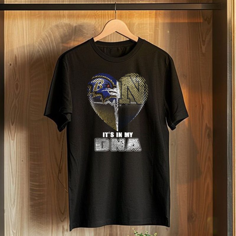 Baltimore Ravens Navy Midshipmen Its In My Dna T Shirt 1 T Shirt 1