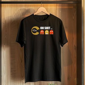 Baltimore Ravens Pacman Steelers Browns Bengals Oh Shit T-Shirt