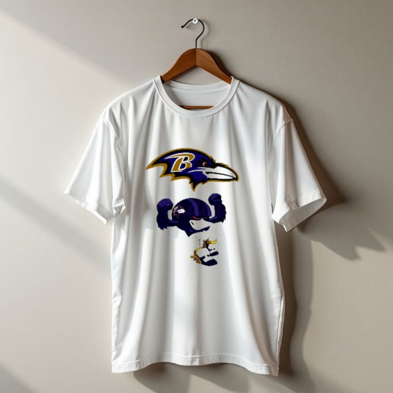 Baltimore Ravens Rush Zone Nfl Cartoon Character Ravens Logo 2025 T Shirt 1 T Shirt 1