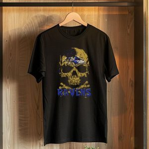 Baltimore Ravens Skull Logo Ravens 63 T-Shirt