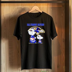 Baltimore Ravens Snoopy Football Helmets Ravens T-Shirt