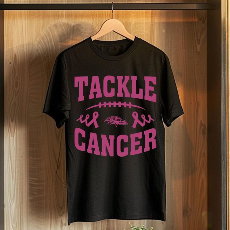 Baltimore Ravens Tackle Breast Cancer T Shirt T Shirt 1