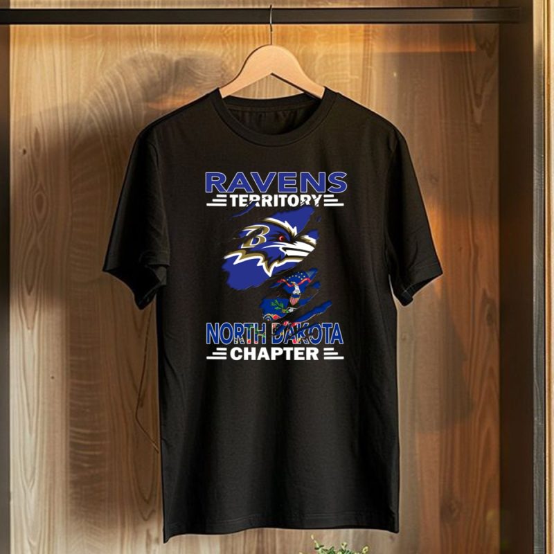 Baltimore Ravens Territory North Dakota Chapter T Shirt 1 T Shirt 1