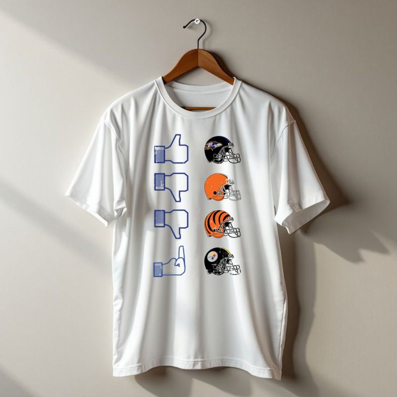 Baltimore Ravens Thumbs Up Helmet Comparison T Shirt 1 T Shirt 1