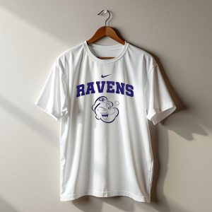 Baltimore Ravens x Popeye I Yam What I Yam Nike Collaboration T-Shirt