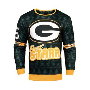 Bart Starr Green Bay Packers Ugly Sweater