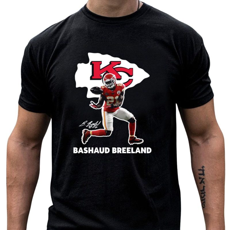 Bashaud Breland Kansas City Chiefs Super Bowl Liv 21 Signature T Shirt T Shirt 1 1