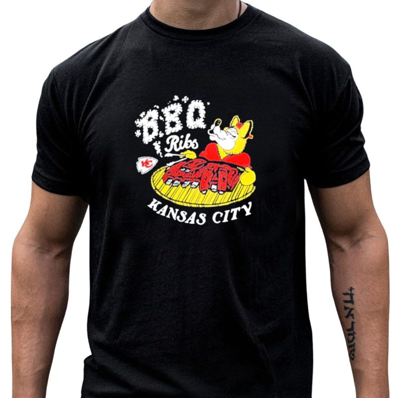 Bbq Ribs Kansas City Chiefs Bbq Dog Kansas City T Shirt T Shirt 1 1