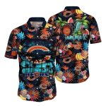 Bears Summer Vibes Tropical Chicago Bears Hawaiian Shirt