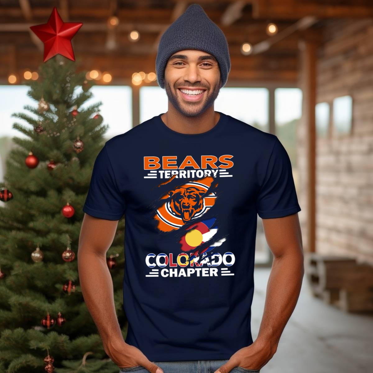 Bears-Territory-Colorado-Chapter-Chicago-Bears-Logo-And-Colorado-Flag-T-Shirt-1_t-shirt-3_4