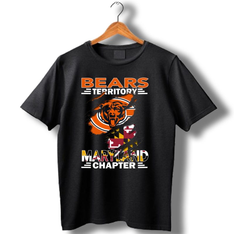 Bears-Territory-Maryland-Chapter-Chicago-Bears-Maryland-Flag-Fan-Club-T-Shirt-1_T-Shirt-1 Bears Territory Maryland Chapter Chicago Bears Maryland Flag Fan Club T Shirt 1 T Shirt 1