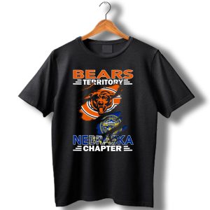 Bears Territory Nebraska Chapter Chicago Bears Logo Nebraska State Seal T Shirt