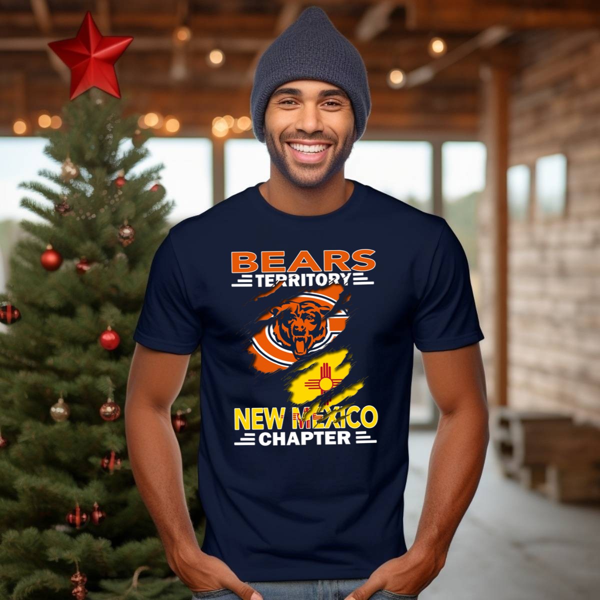 Bears-Territory-New-Mexico-Chapter-Chicago-Bears-Logo-Zia-T-Shirt-1_t-shirt-3_4