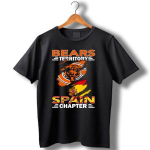 Bears Territory Spain Chapter Chicago Bears Flag T Shirt